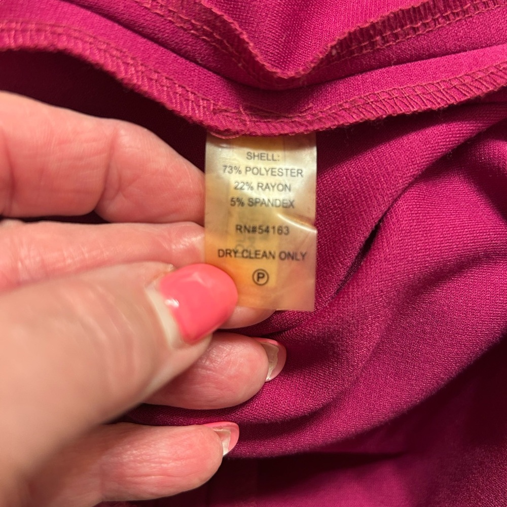Ivanka Trump Hot Pink Ruched Sheath Mini Dress - Picture 5 of 5